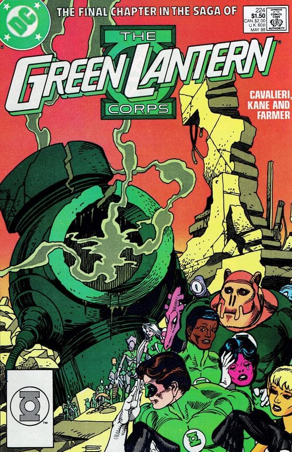 The Green Lantern Corps #224 cover