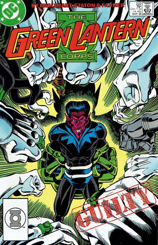 The Green Lantern Corps #222 cover
