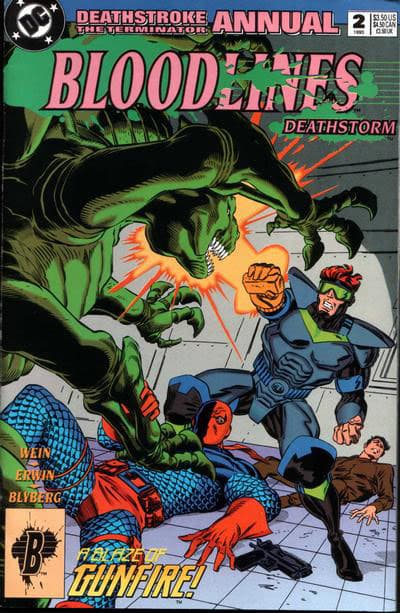 Deathstroke the Terminator Annual #2 cover