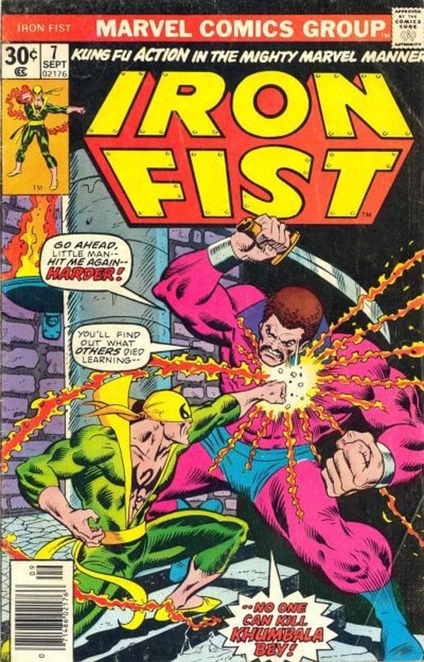 Iron Fist #7 cover