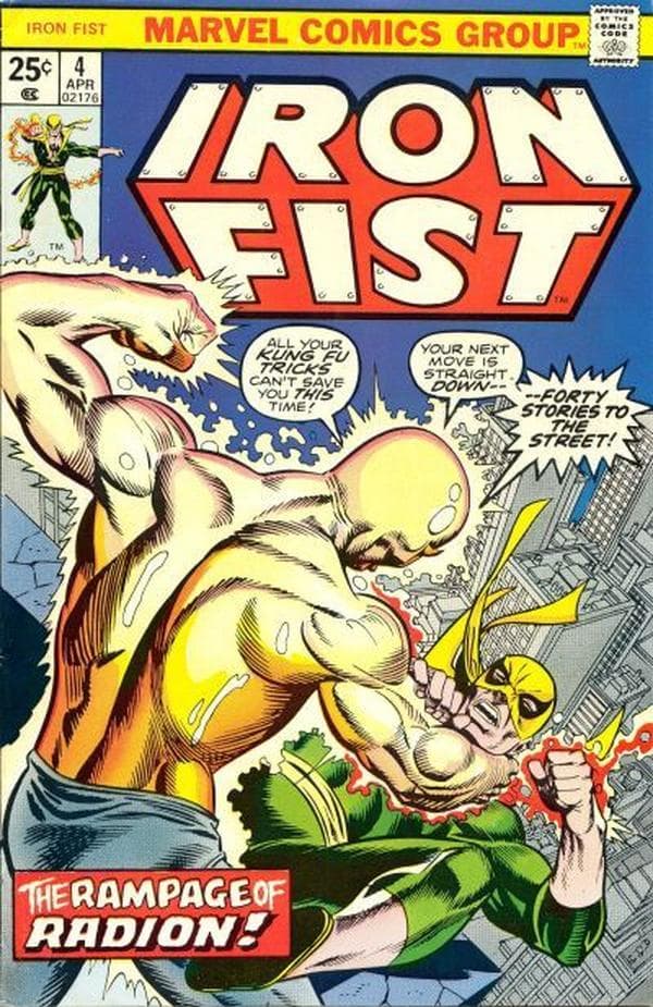 Iron Fist #4 cover