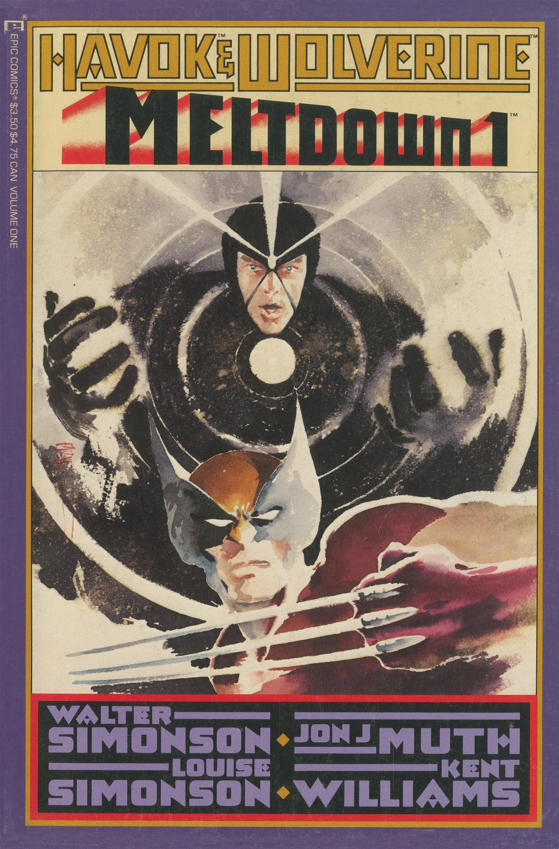 Havok & Wolverine: Meltdown #1 cover