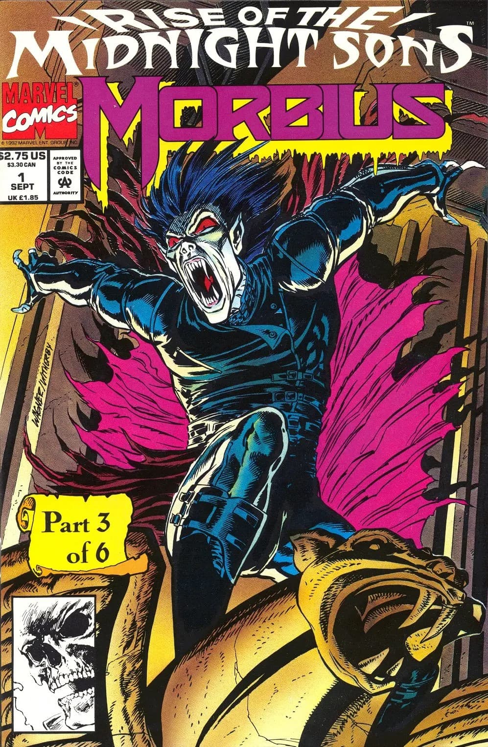 Morbius: The Living Vampire #1 cover