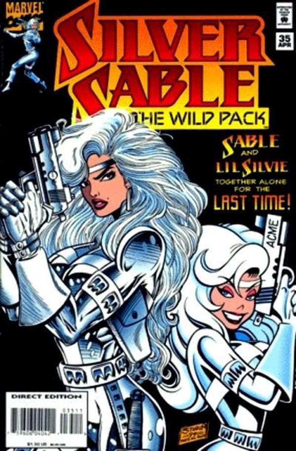 Silver Sable and the Wild Pack #35 cover