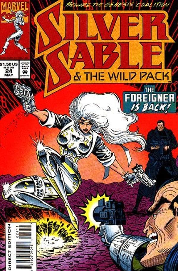 Silver Sable and the Wild Pack #24 cover