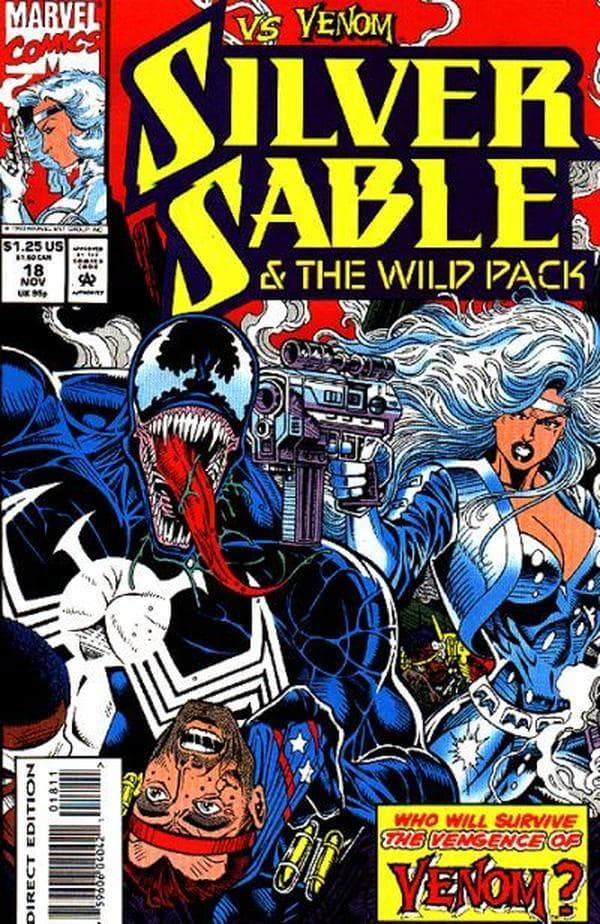 Silver Sable and the Wild Pack #18 cover