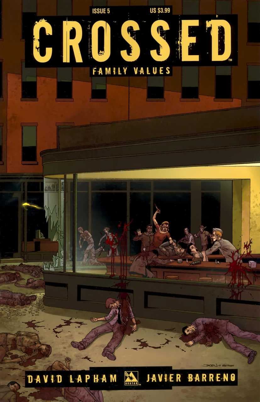 Crossed Family Values #5 cover