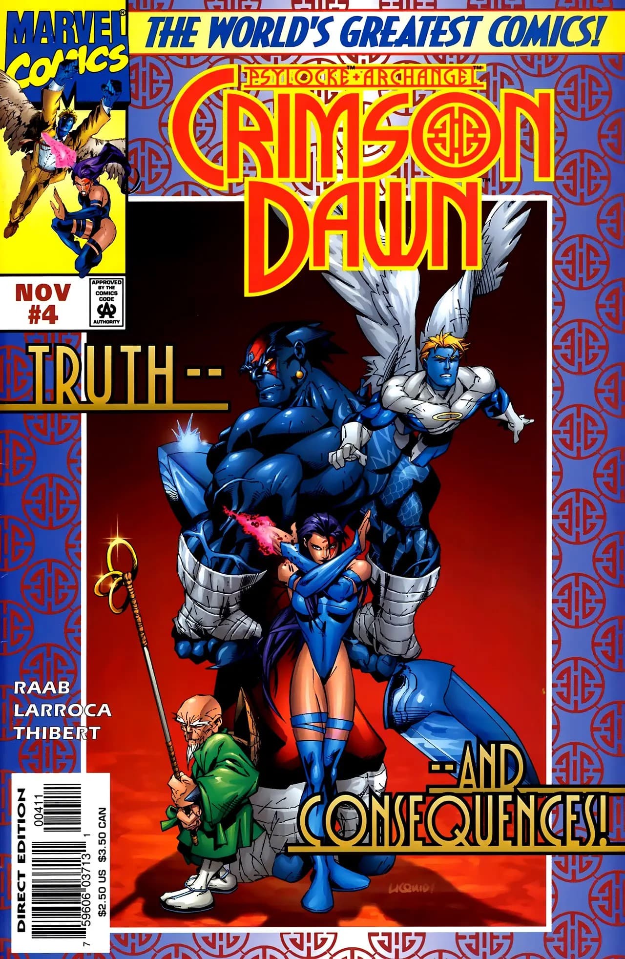 Psylocke & Archangel Crimson Dawn #4