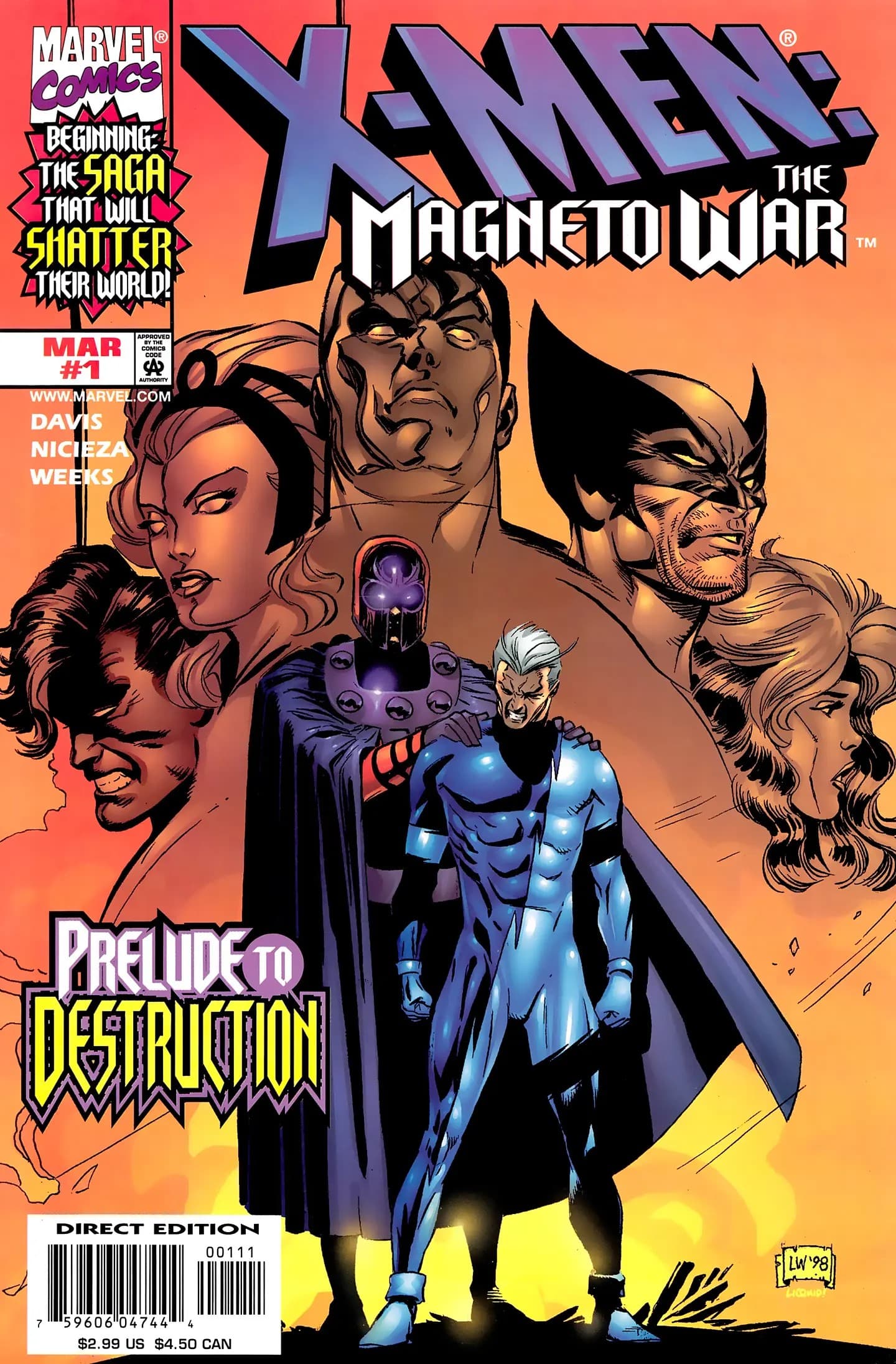 X-Men: Magneto War #1 cover