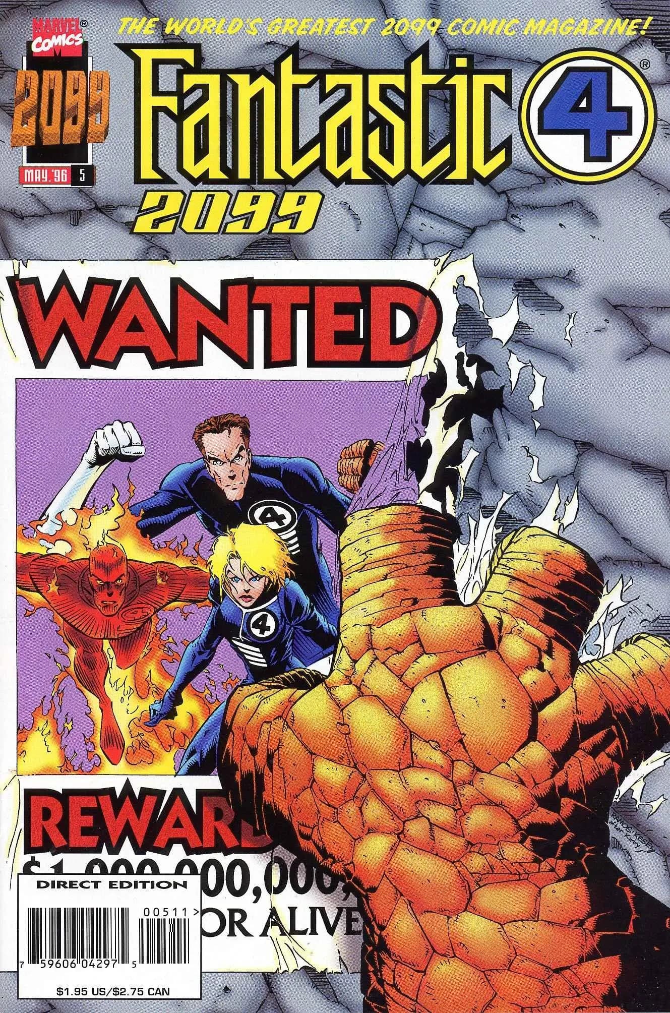 Fantastic Four 2099 #5 cover