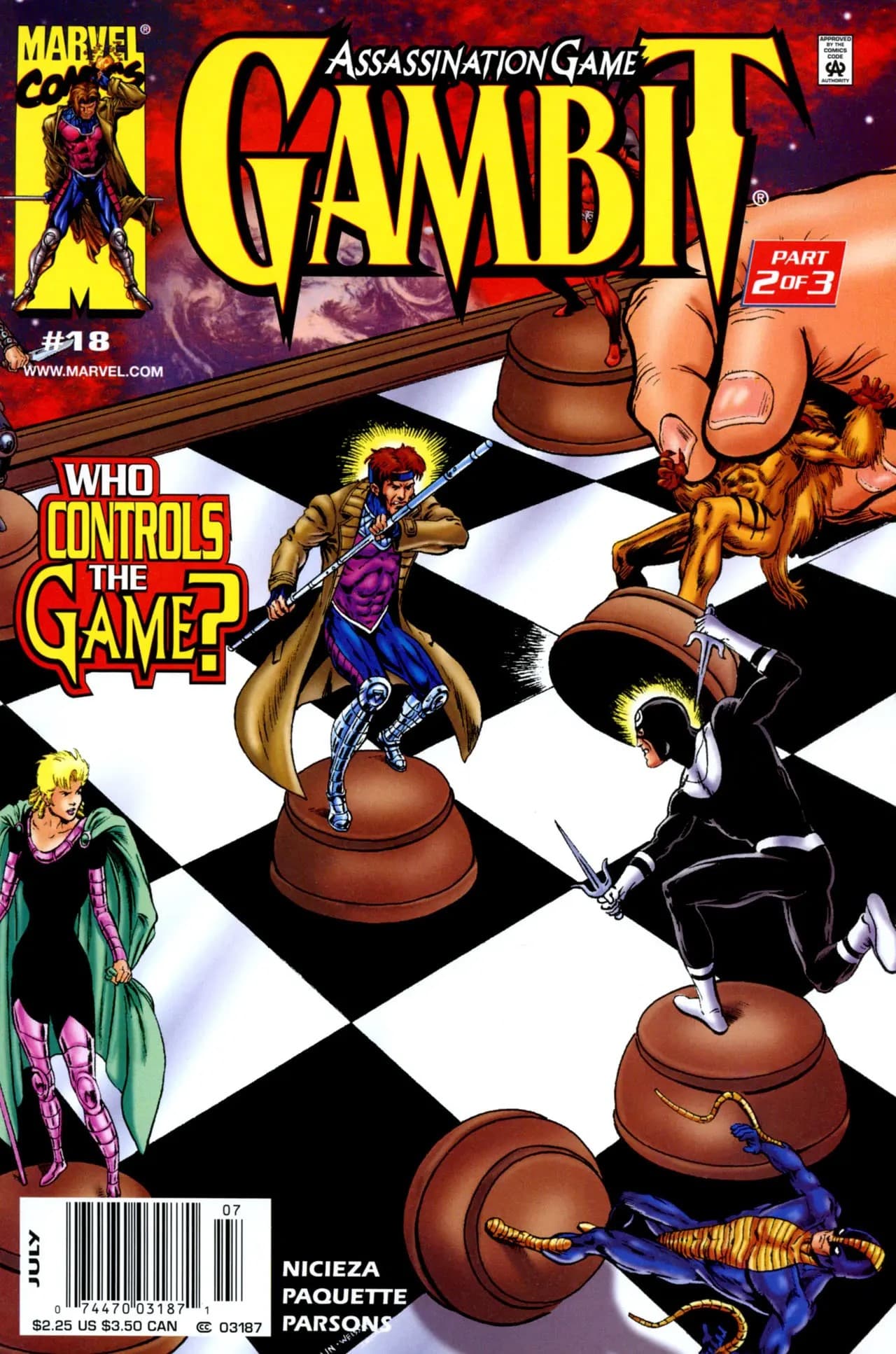 Gambit #18 cover