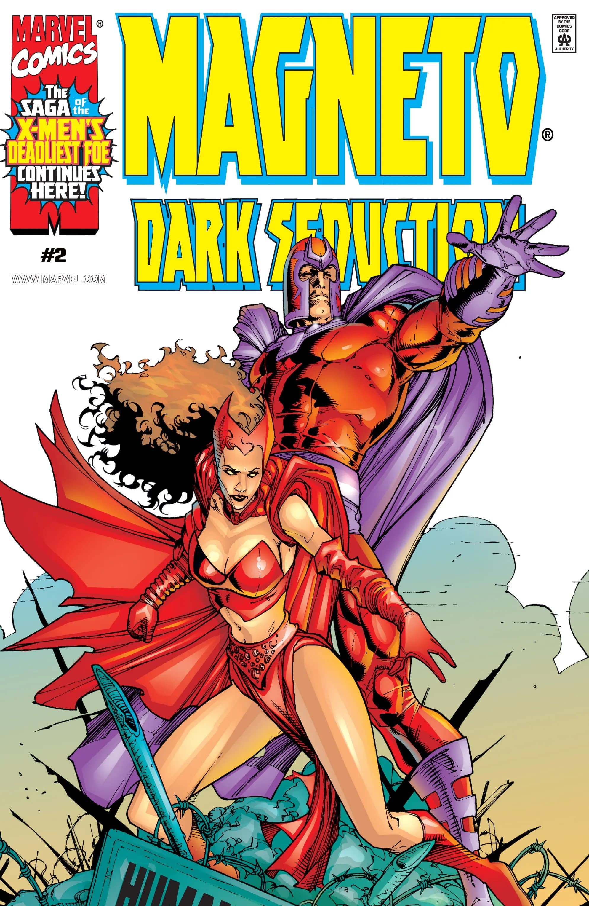 Magneto Dark Seduction #2 cover