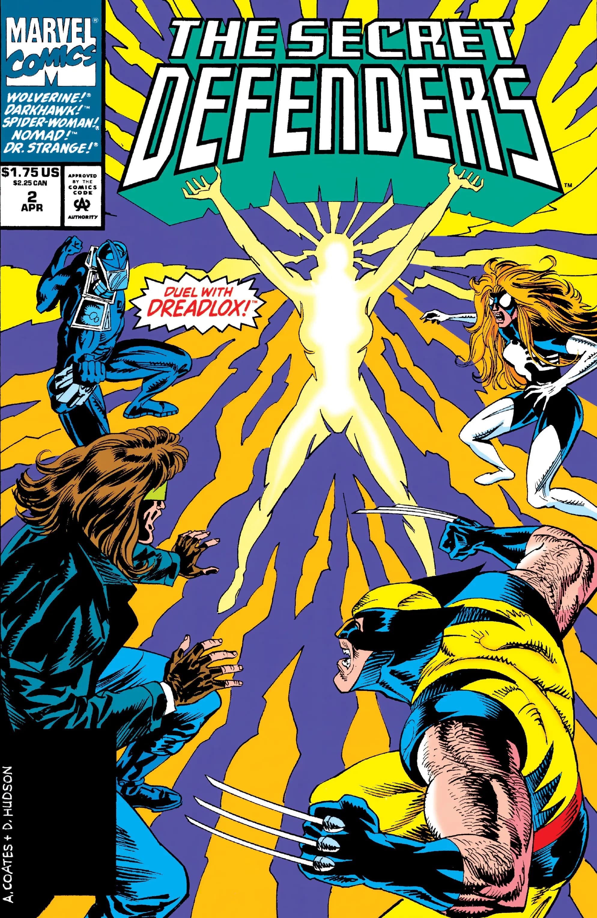 The Secret Defenders #2 cover