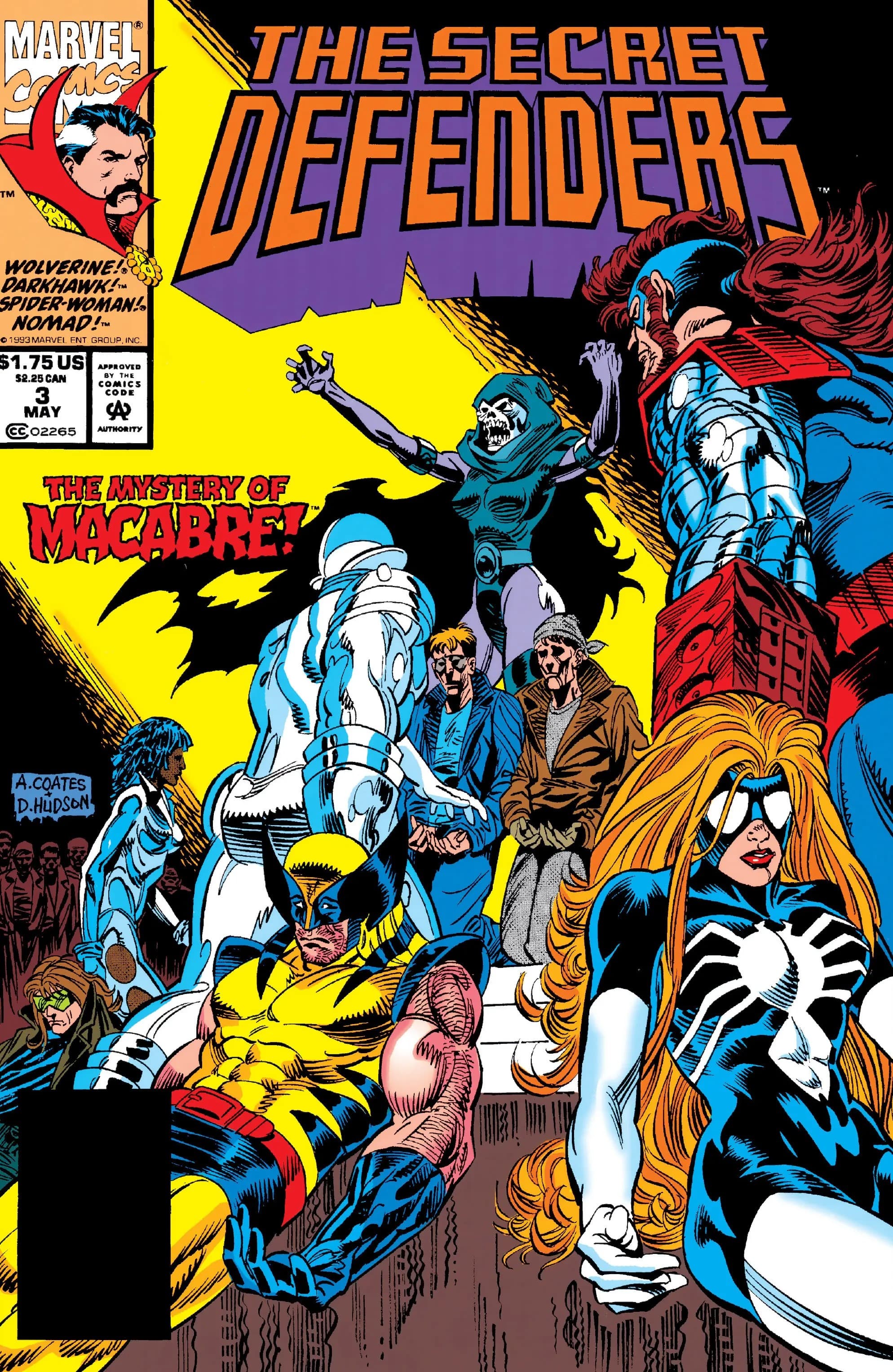 The Secret Defenders #3 cover