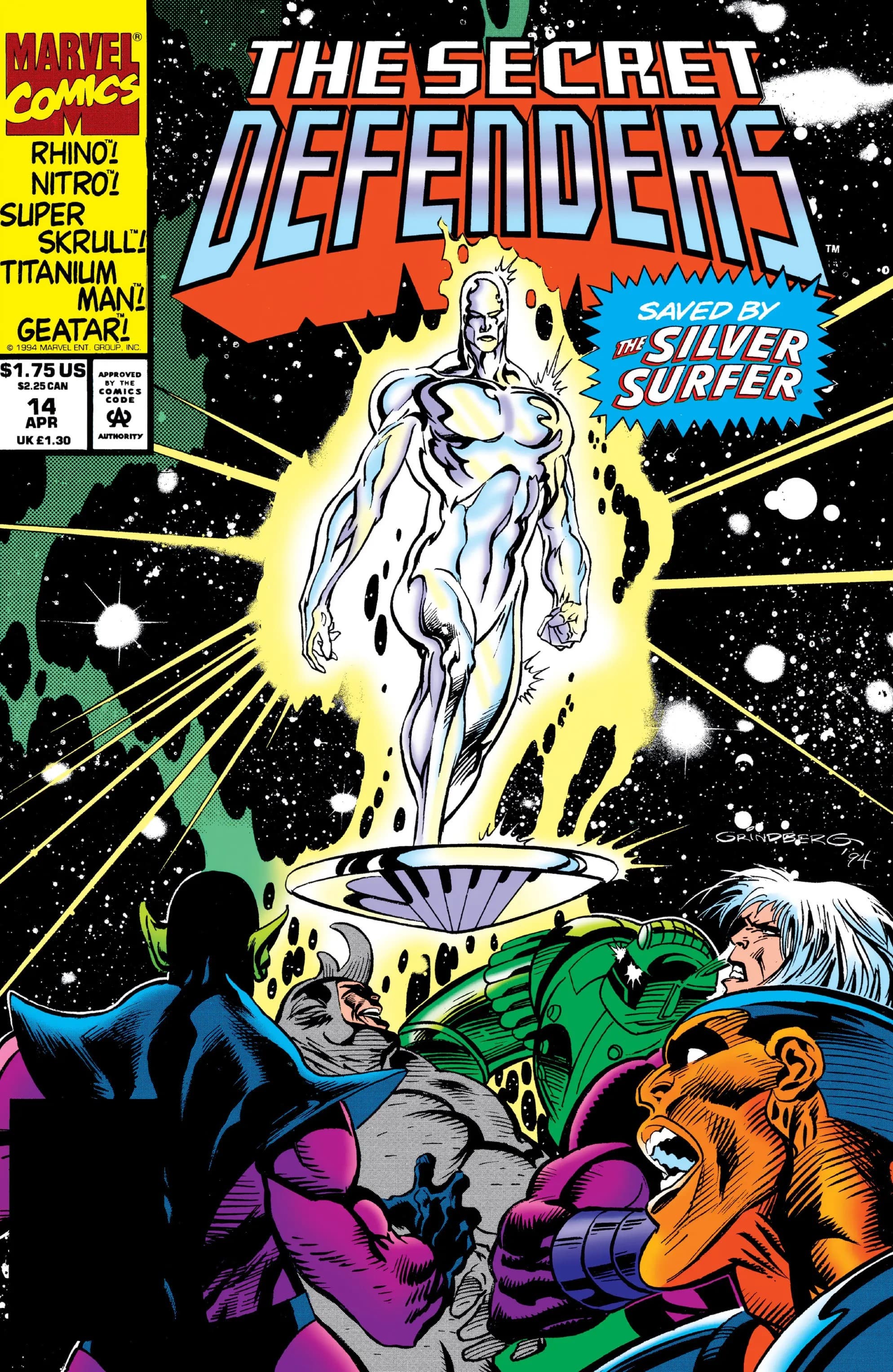 The Secret Defenders #14 cover