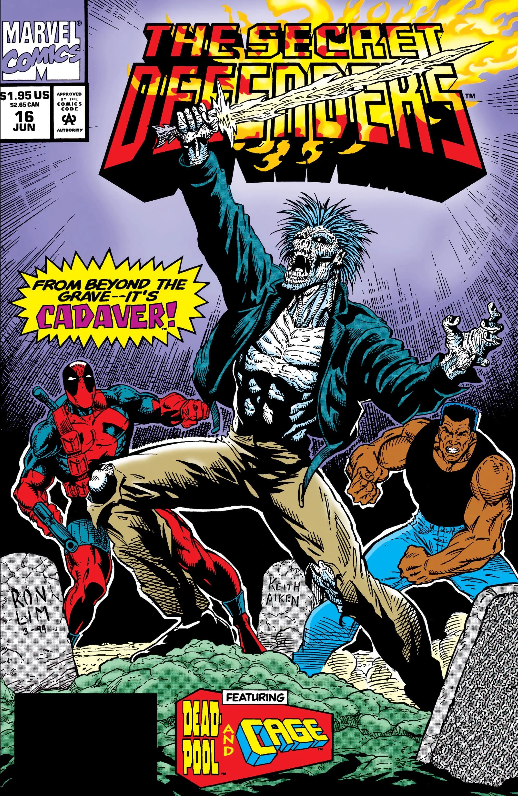 The Secret Defenders #16 cover