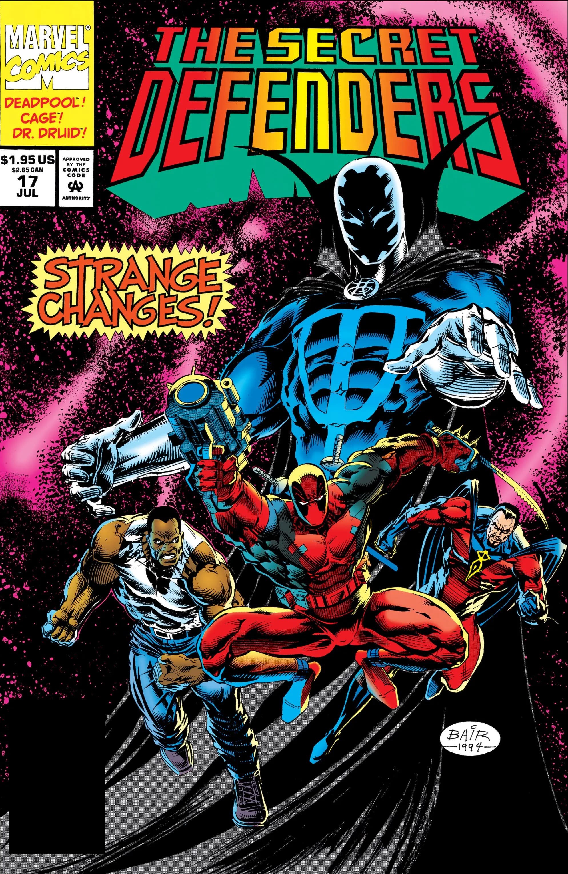The Secret Defenders #17 cover