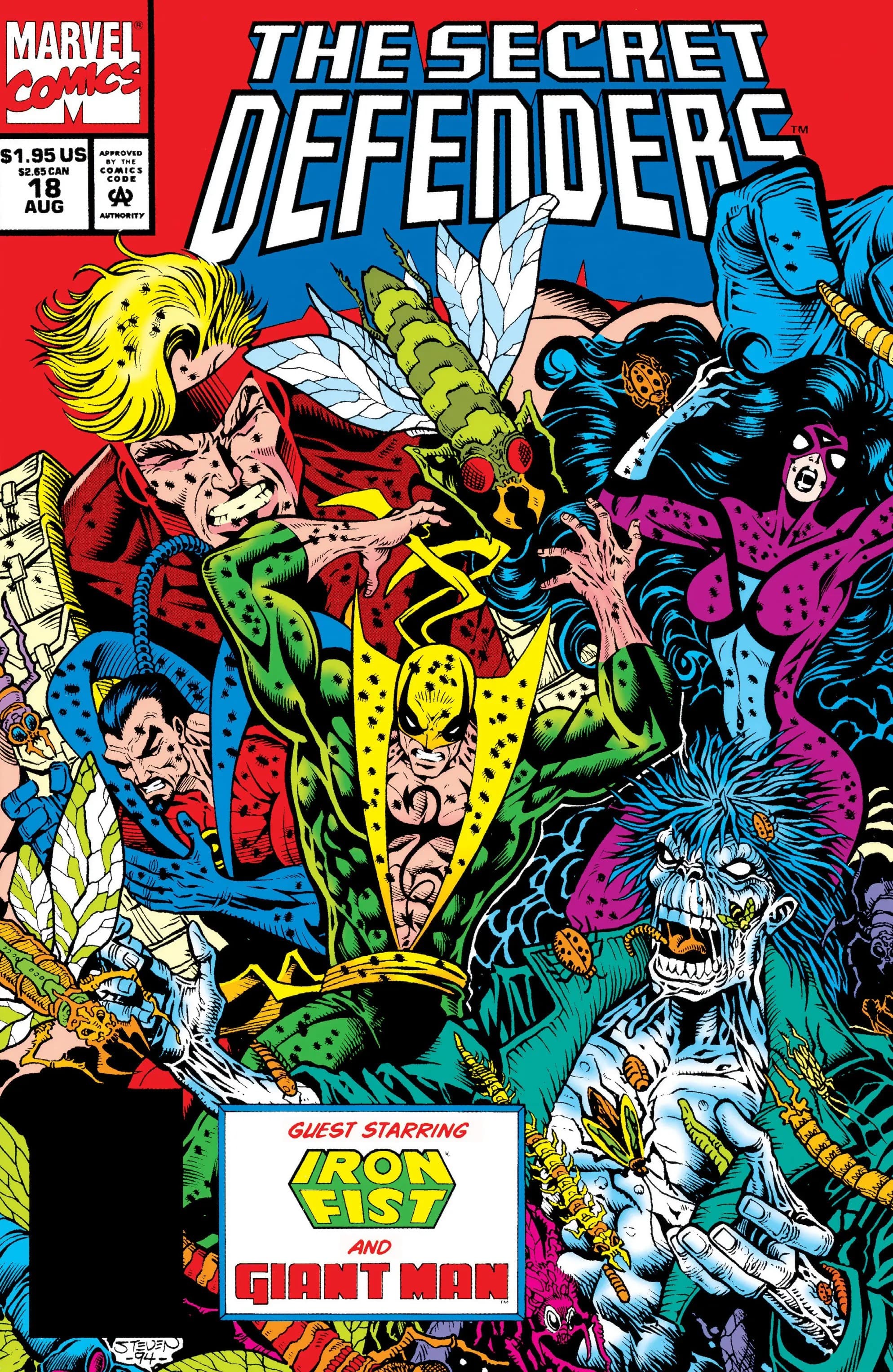 The Secret Defenders #18 cover