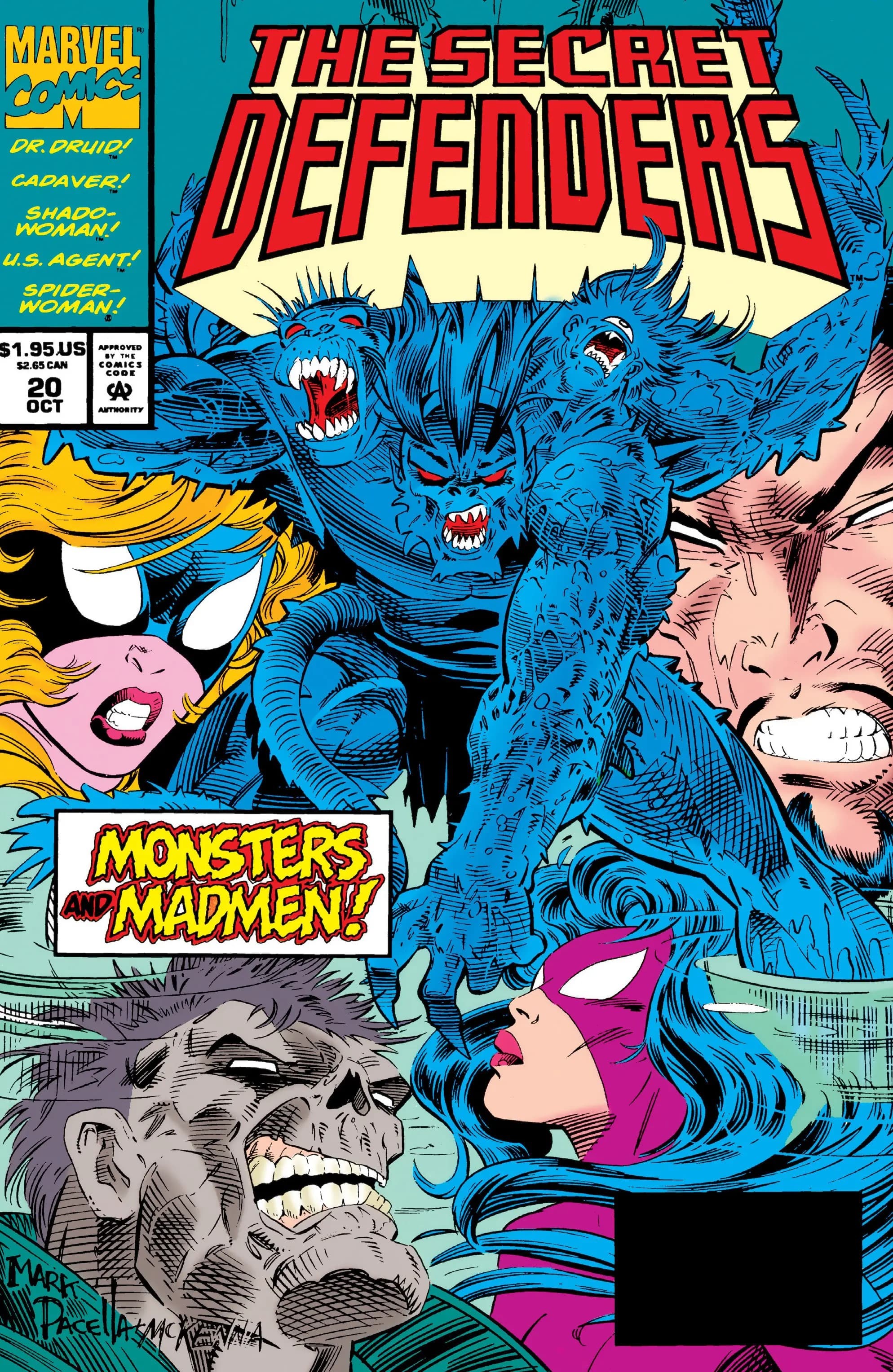 The Secret Defenders #20 cover