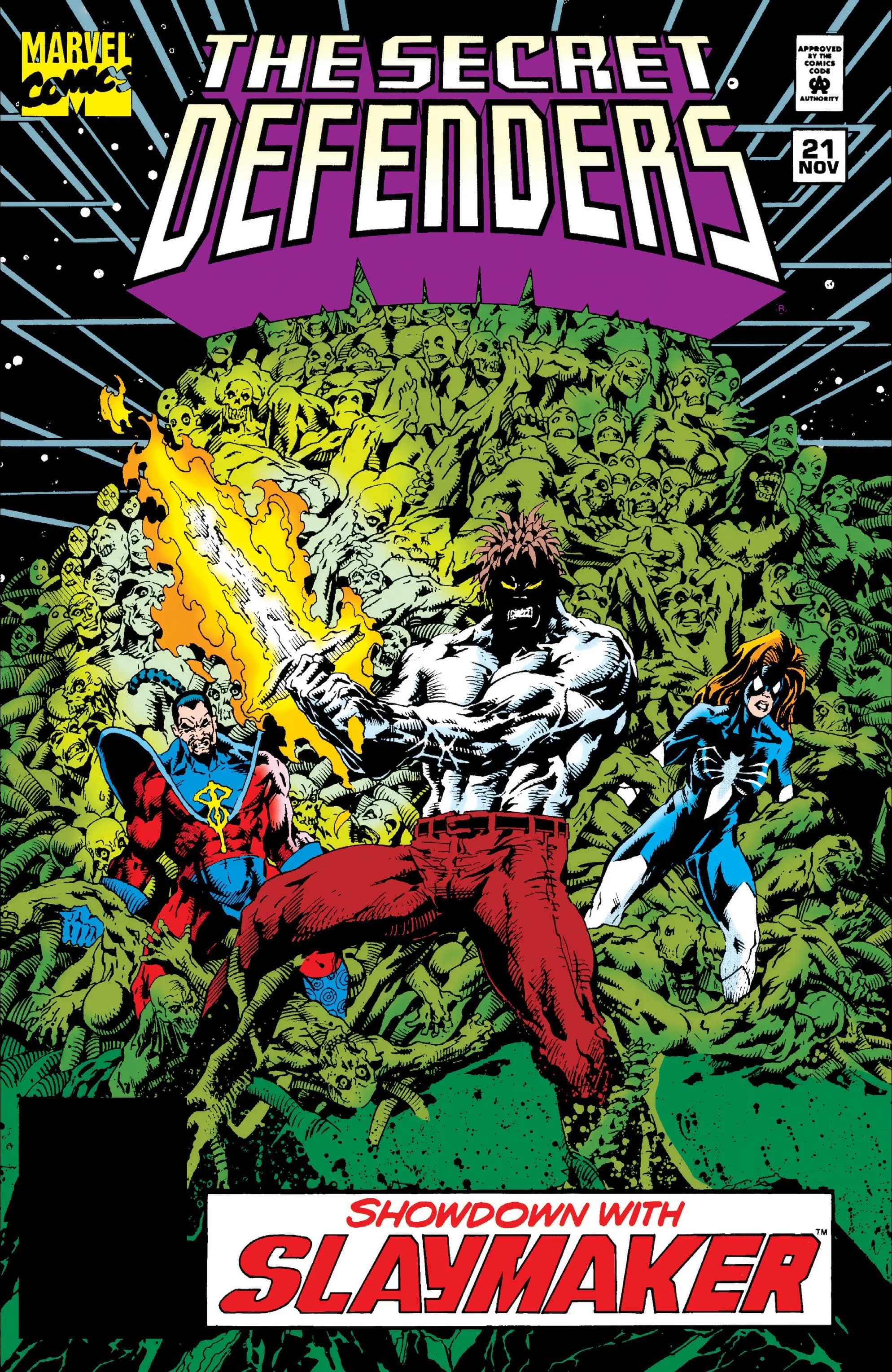 The Secret Defenders #21 cover