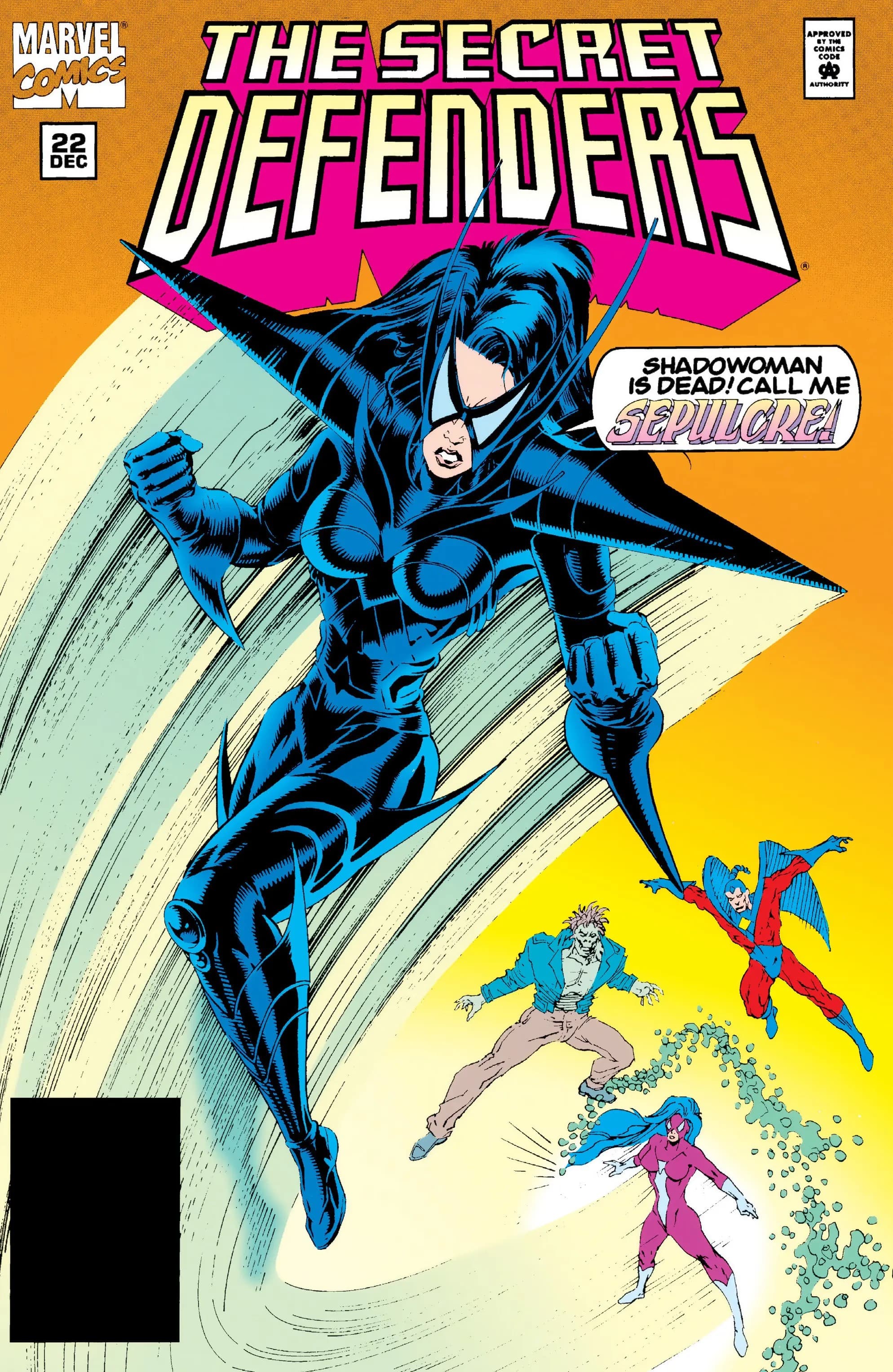 The Secret Defenders #22 cover