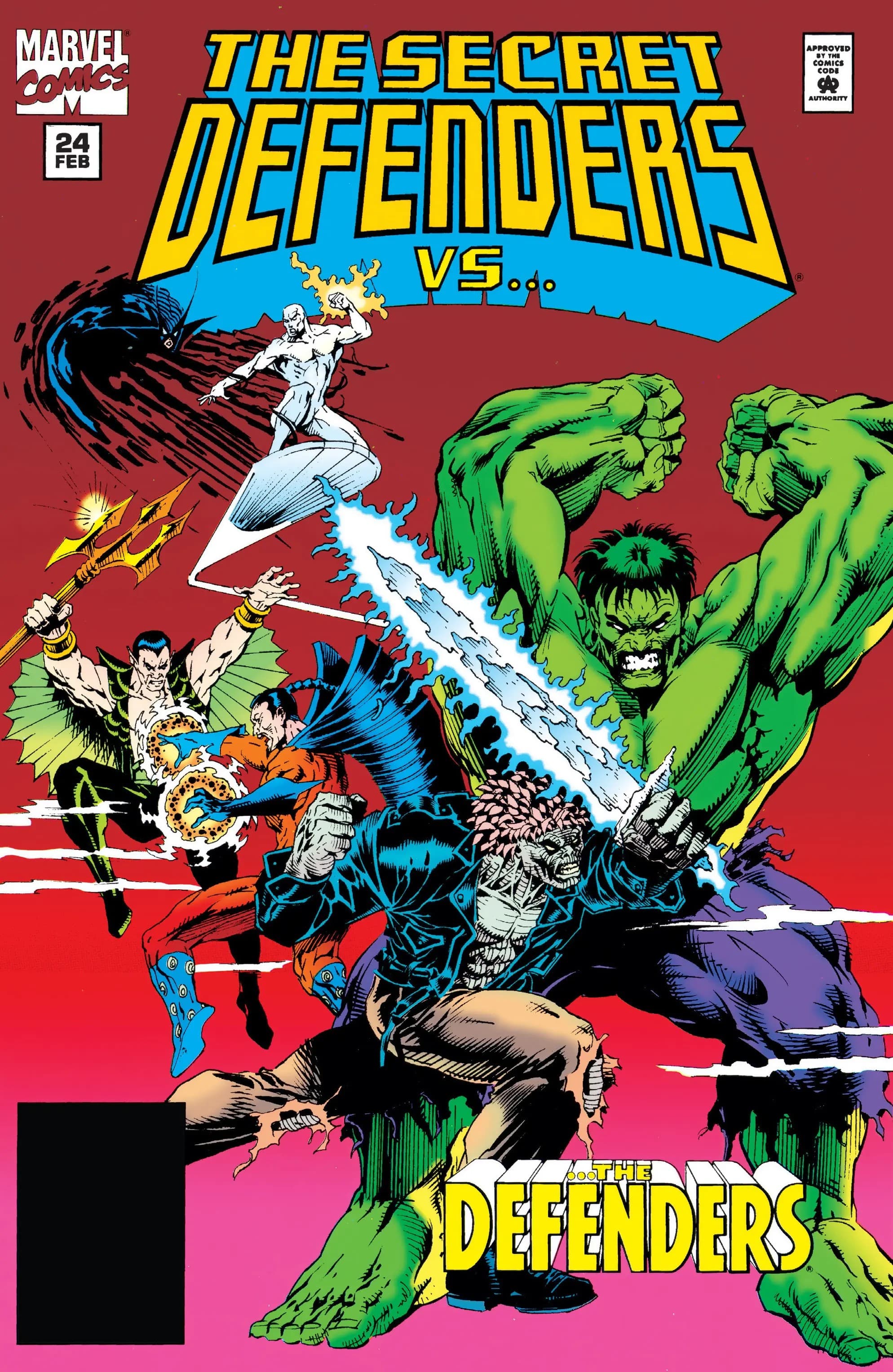 The Secret Defenders #24 cover