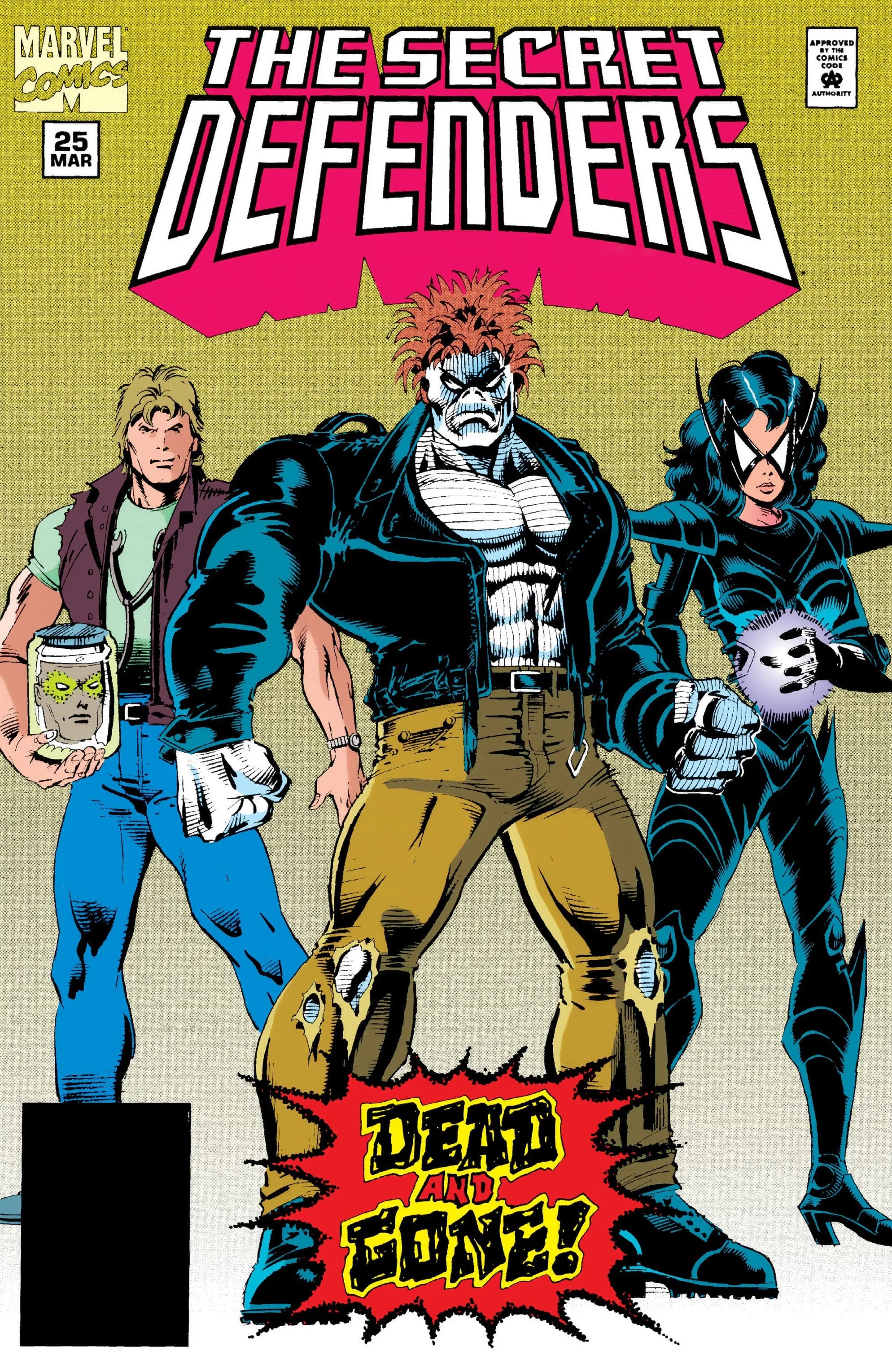 The Secret Defenders #25 cover
