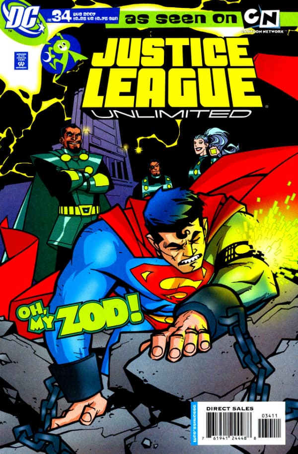 Justice League Unlimited #34 cover