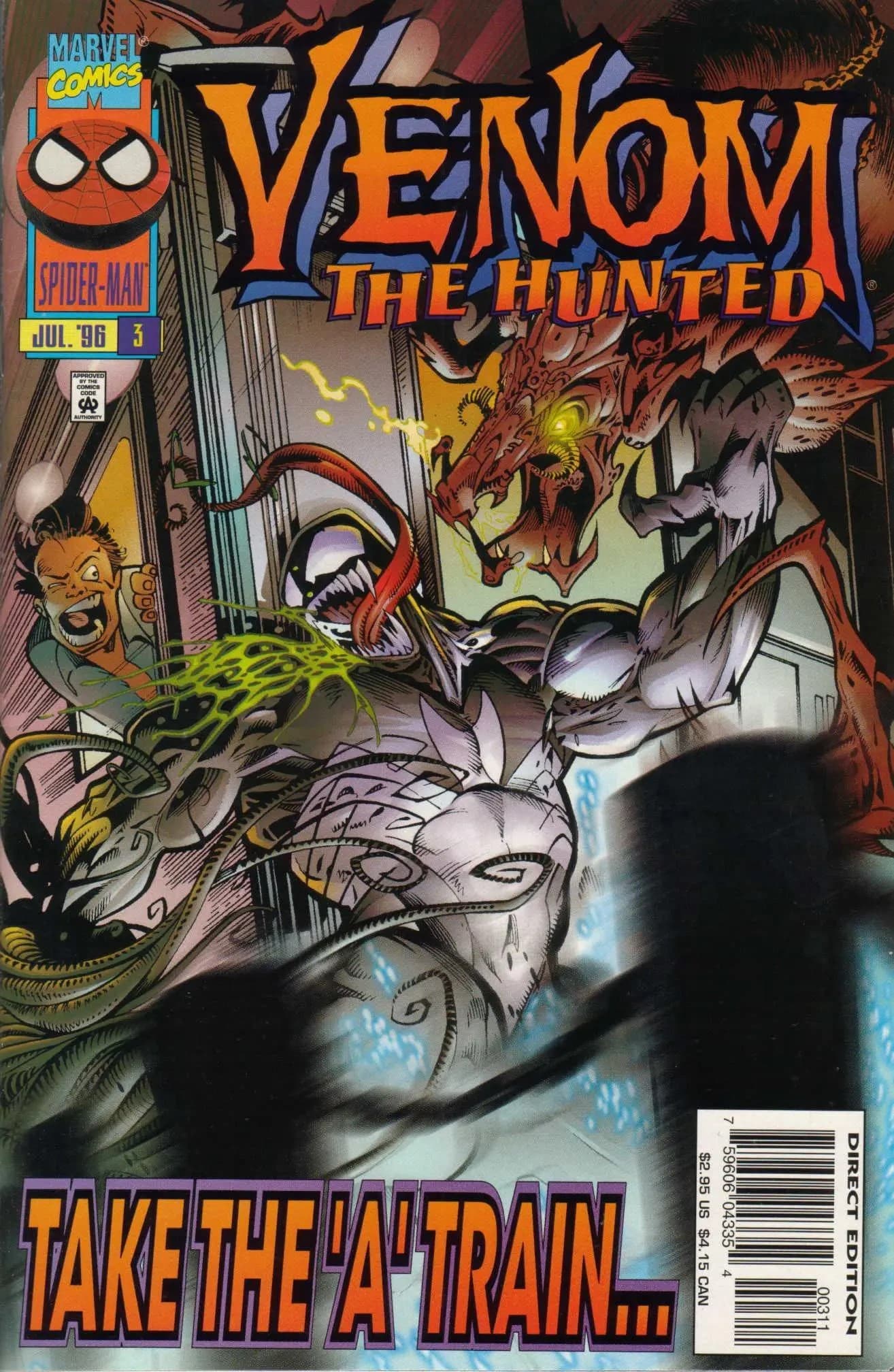 Venom: The Hunted #3 cover