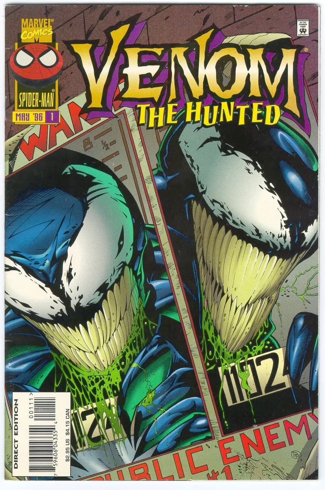 Venom: The Hunted #1 cover