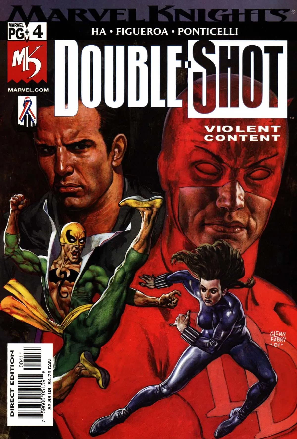 Marvel Knights Double Shot #4 cover