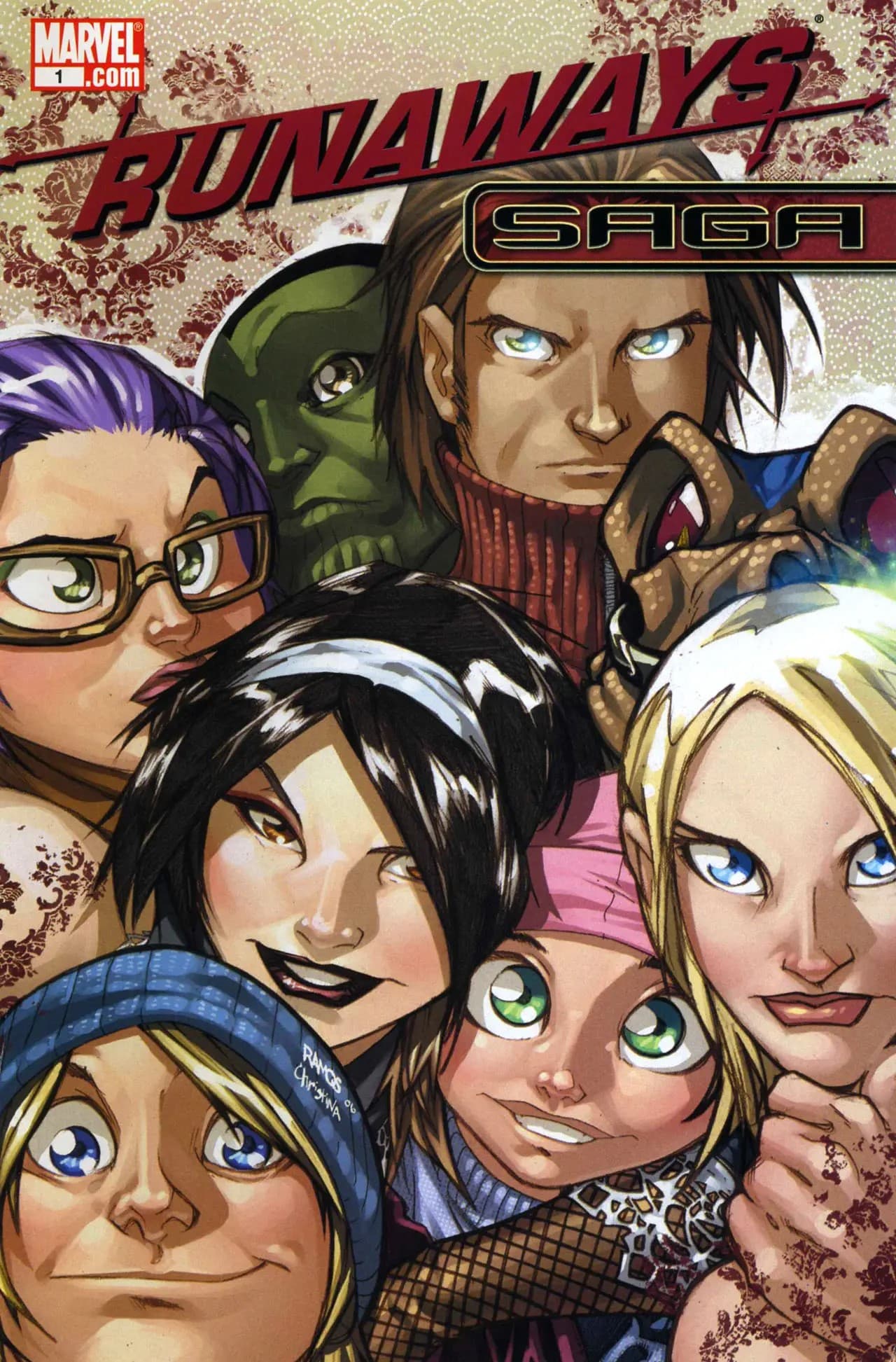 Runaways Saga cover — © Marvel Comics