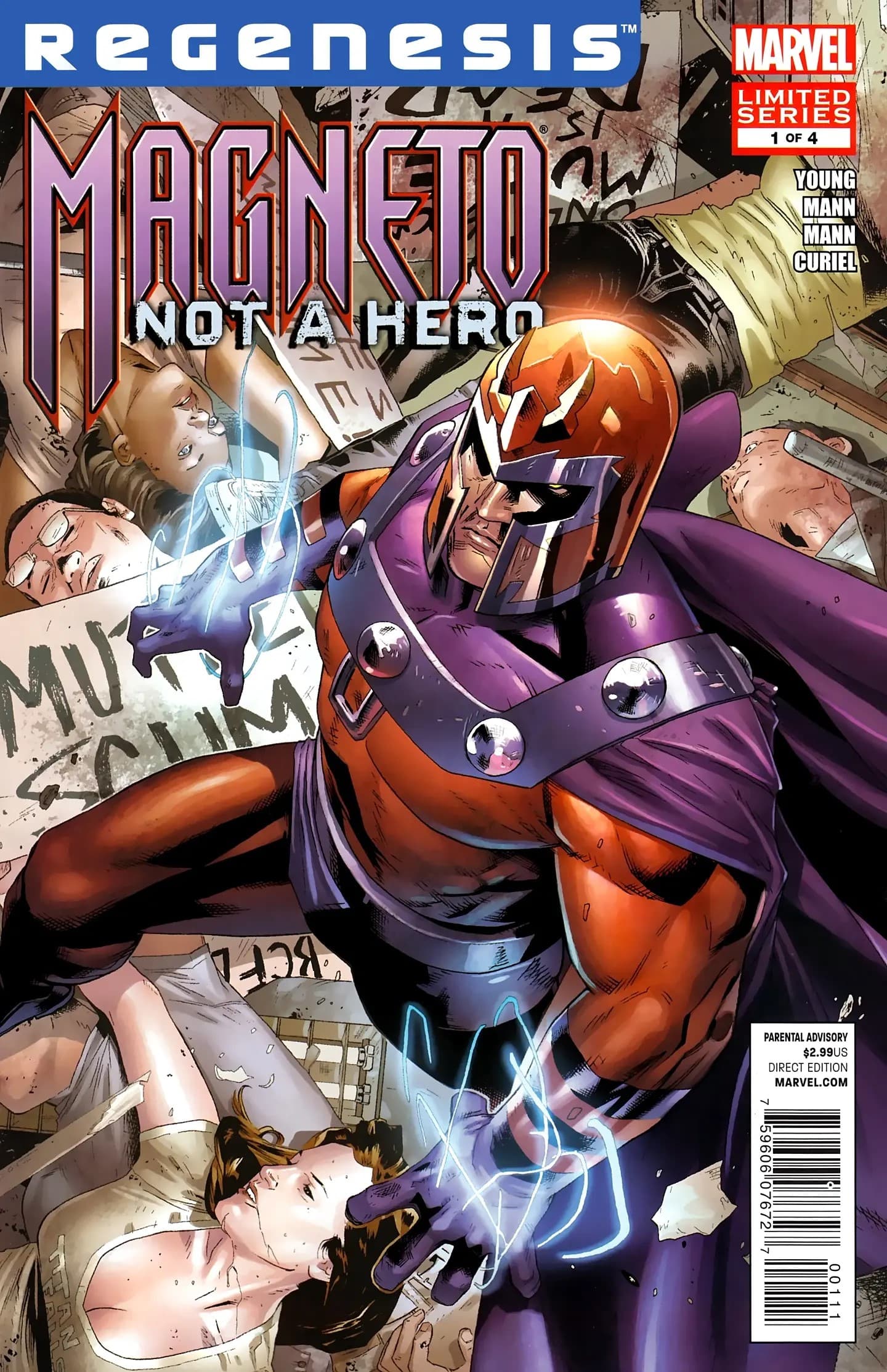 Magneto: Not A Hero #1 cover