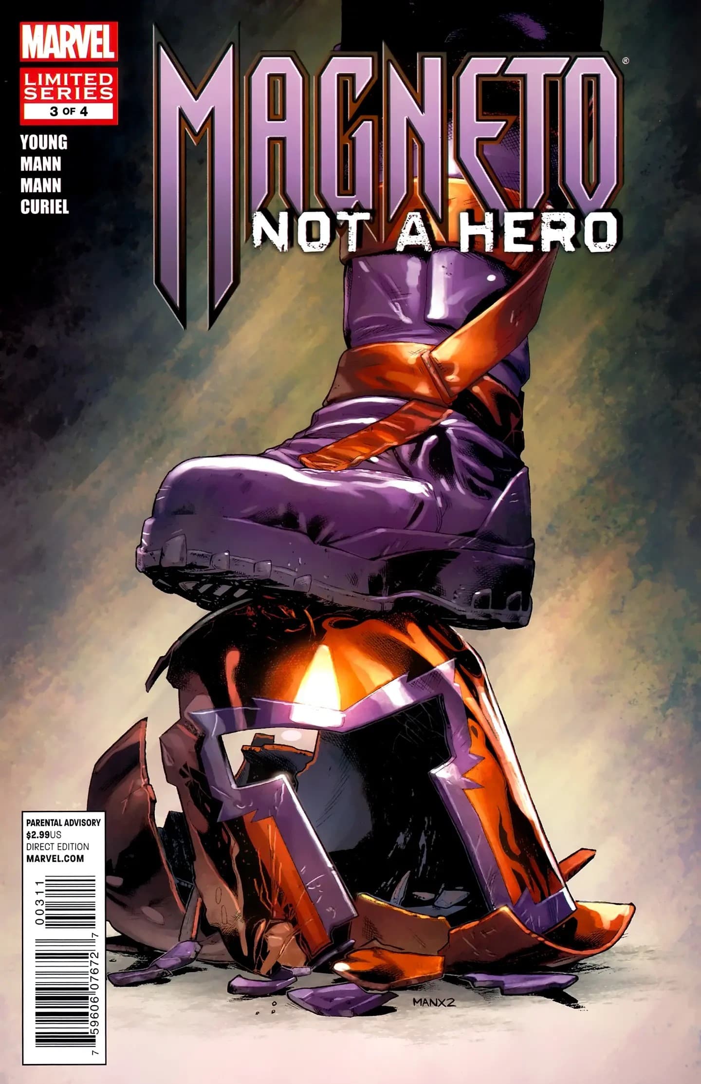 Magneto: Not A Hero #3 cover
