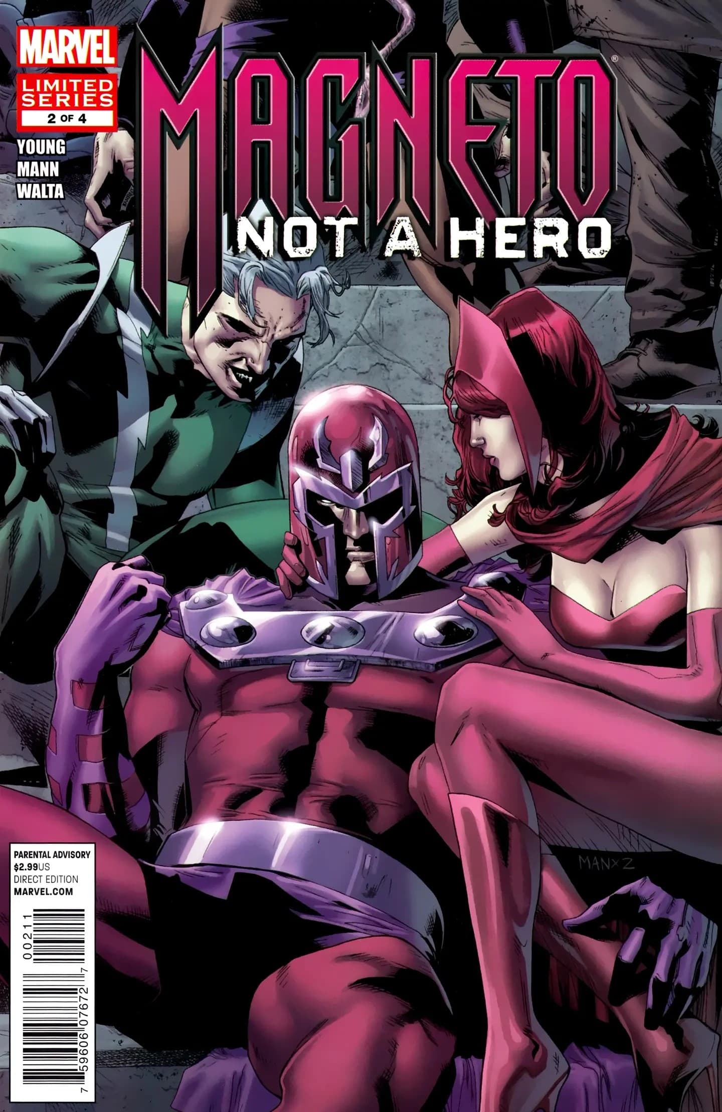 Magneto: Not A Hero #2 cover