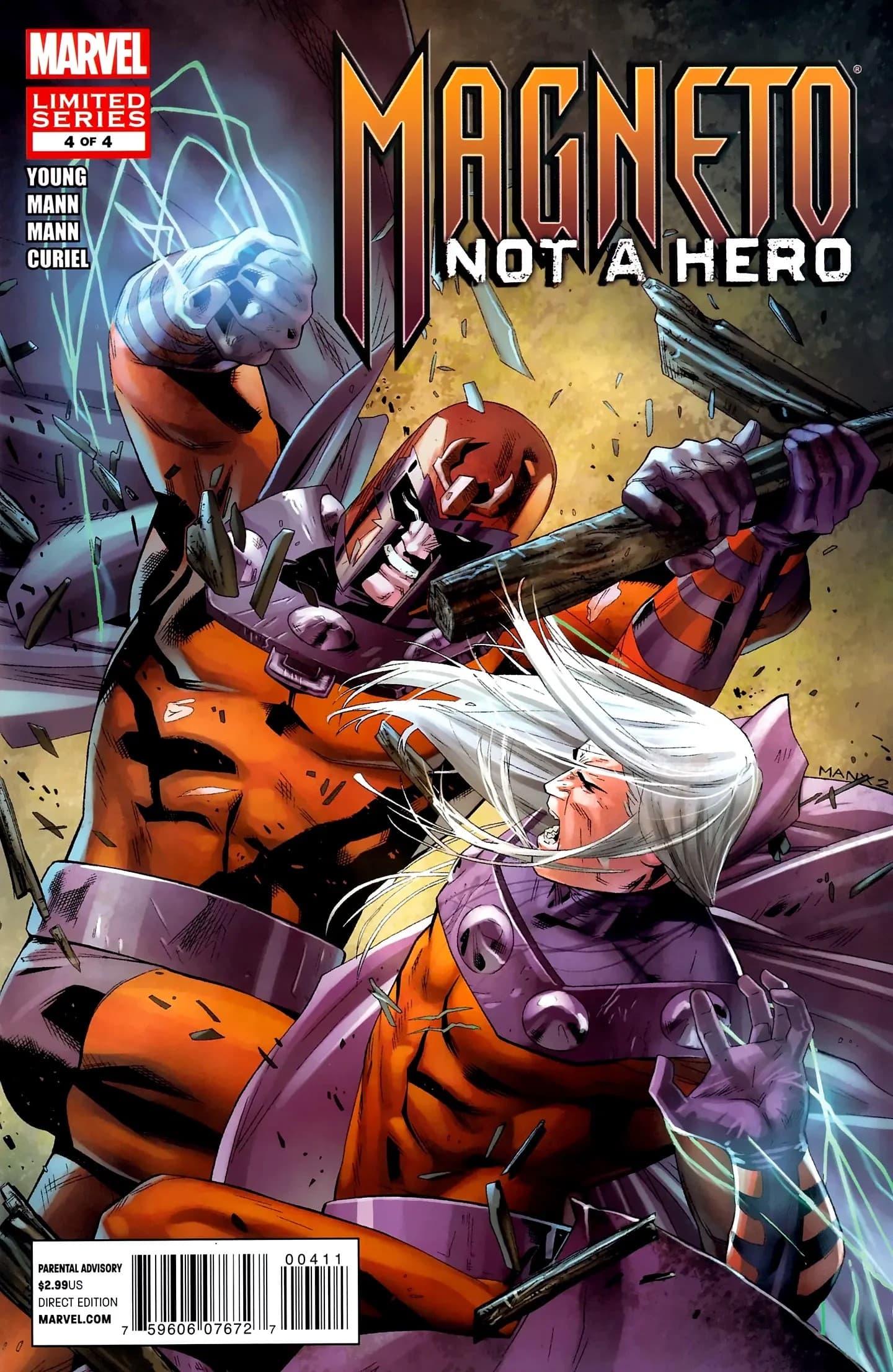 Magneto: Not A Hero #4 cover