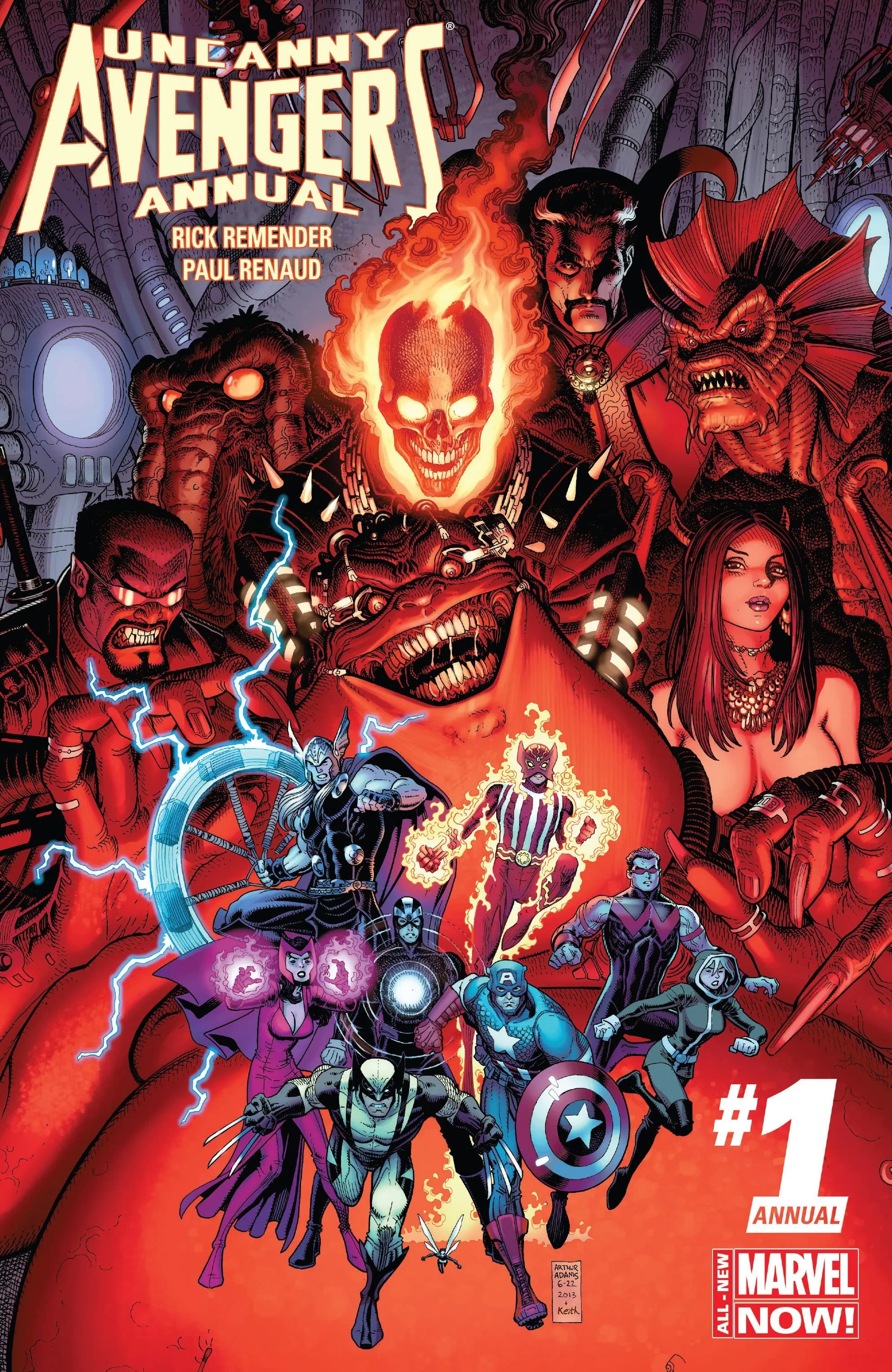 Uncanny Avengers Annual cover — © Marvel Comics