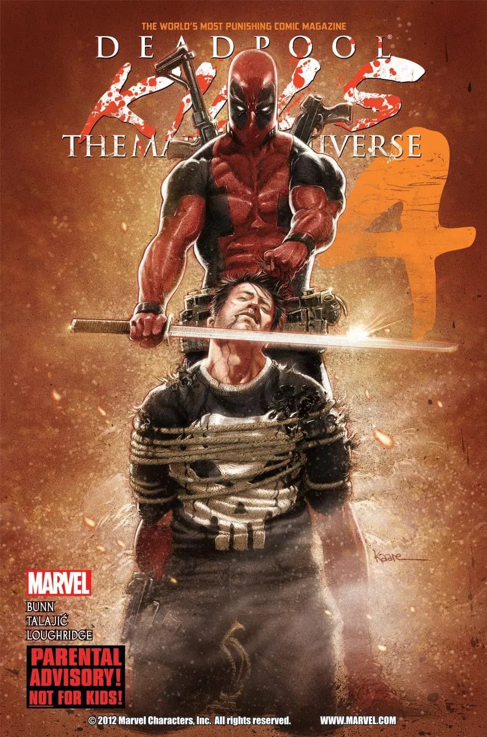 Deadpool Kills the Marvel Universe #4 cover
