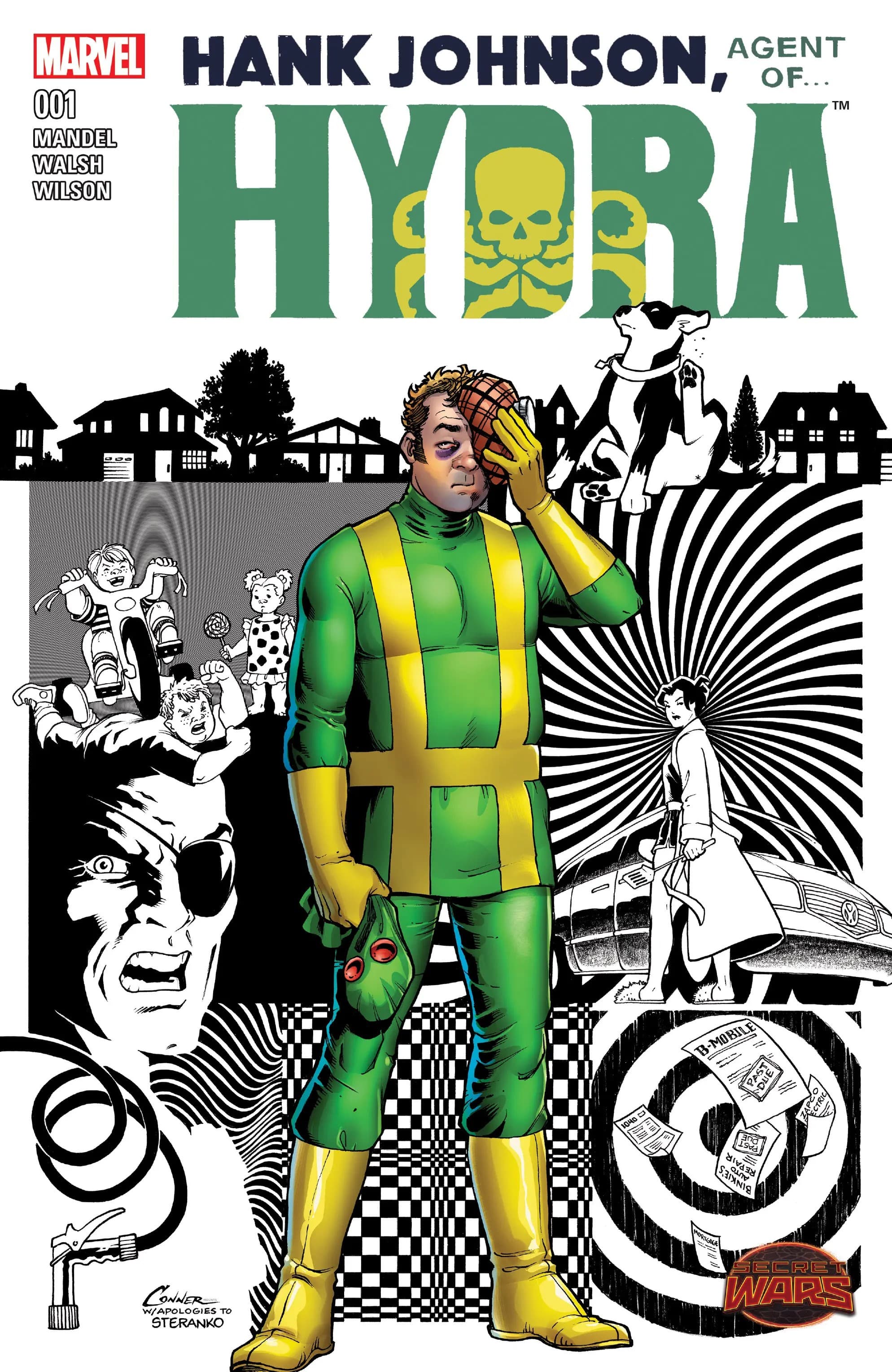 Hank Johnson, Agent of Hydra #1 cover