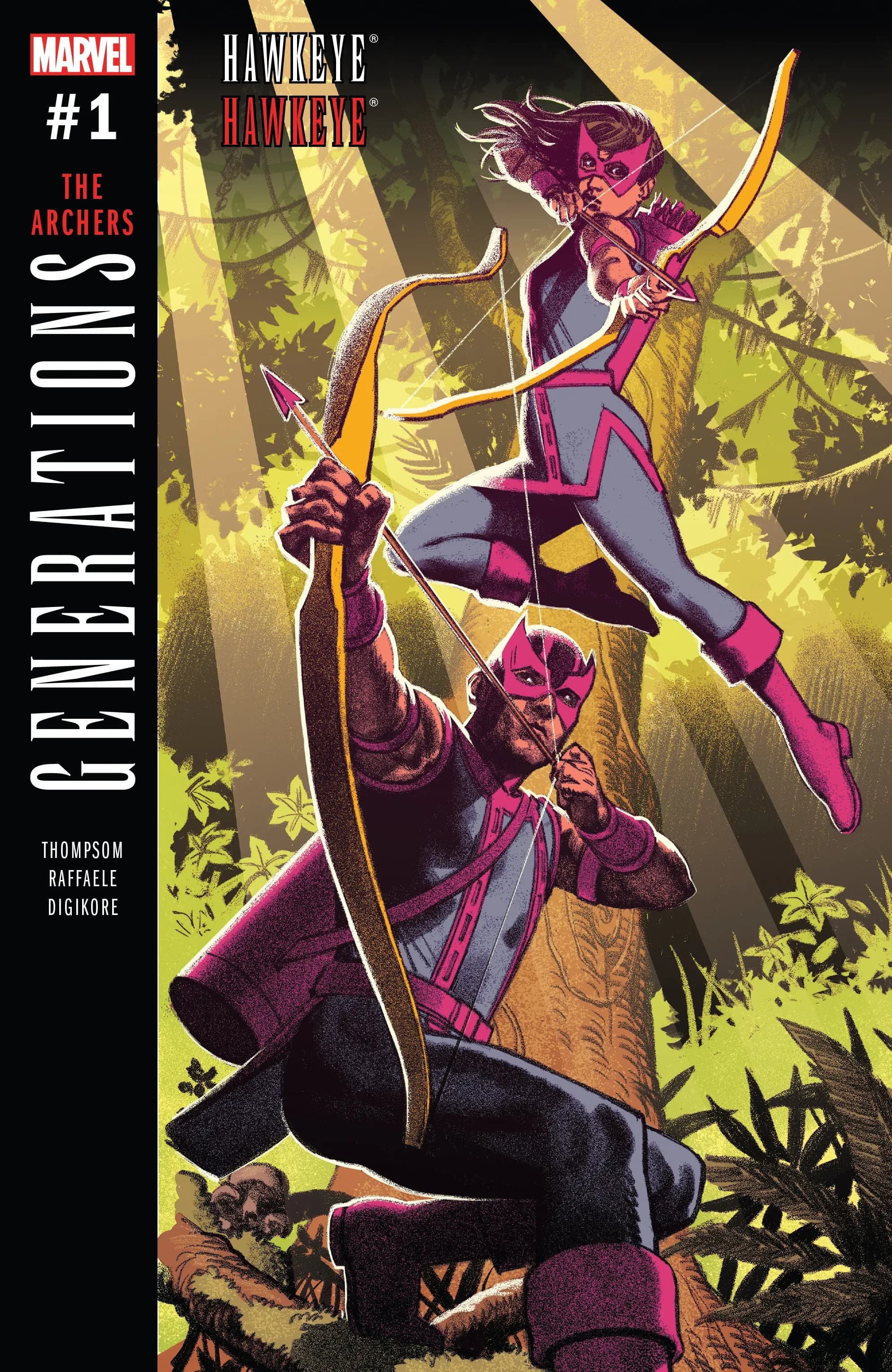 Generations: Hawkeye & Hawkeye #1 cover