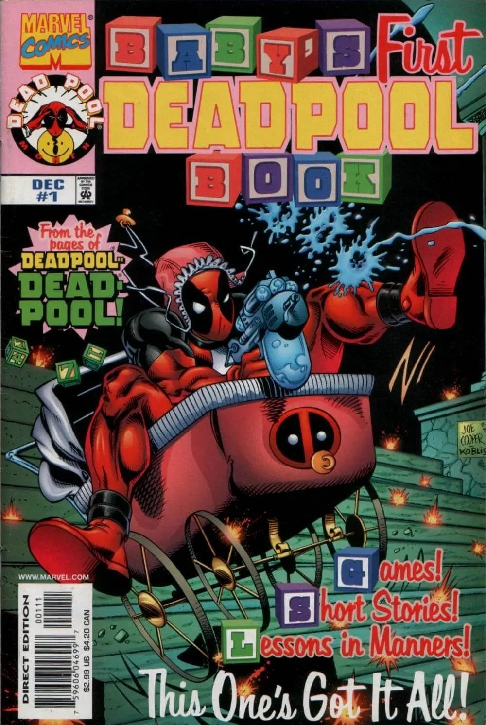 Baby's First Deadpool Book #1 cover