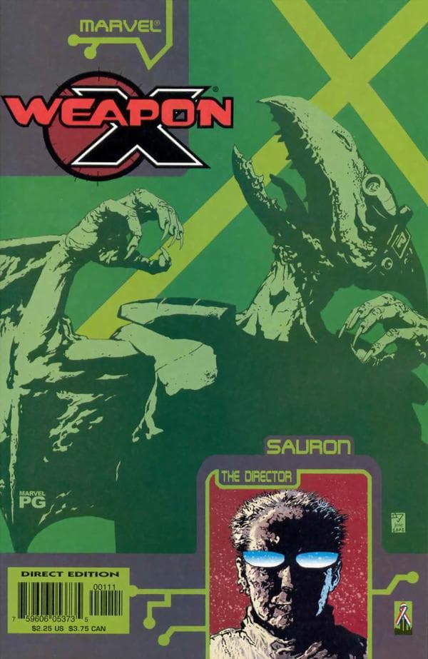 Weapon X: The Draft - Sauron #1 cover