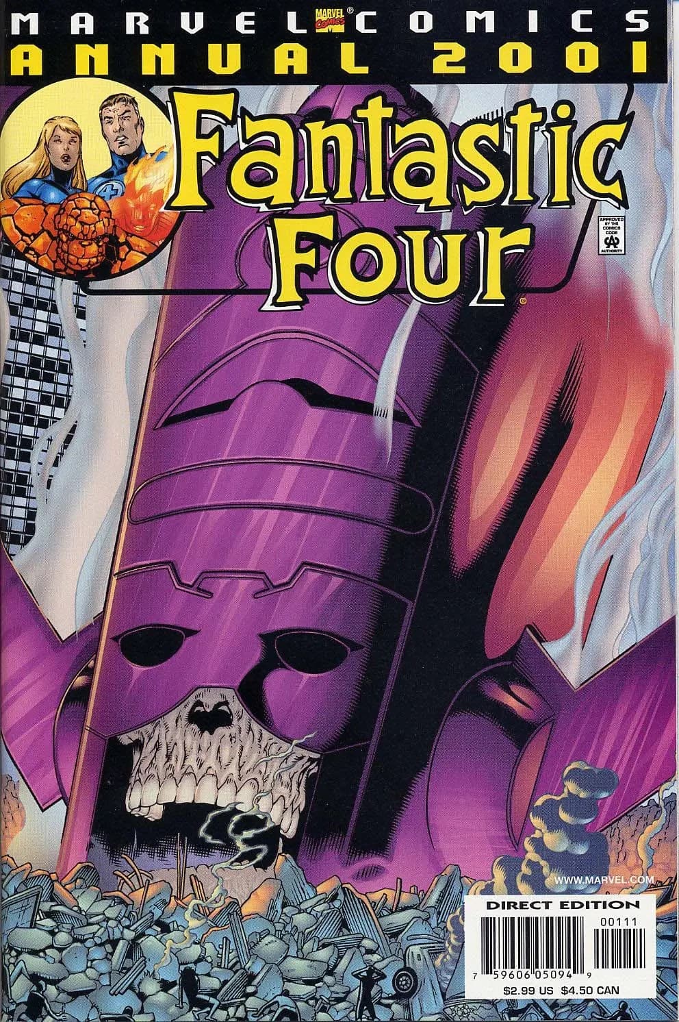 Fantastic Four 2001 #1 cover