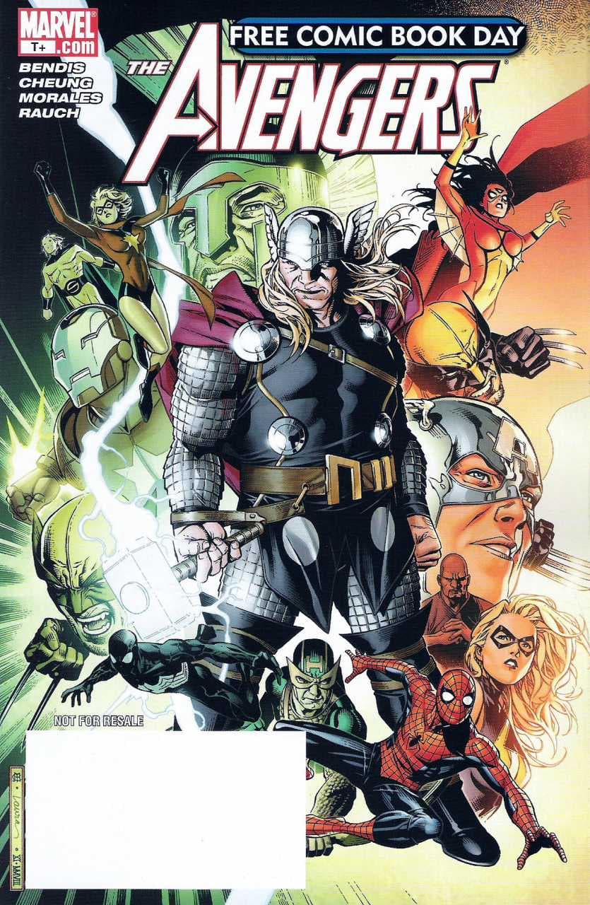 Free Comic Book Day 2009 Avengers cover — © Marvel Comics