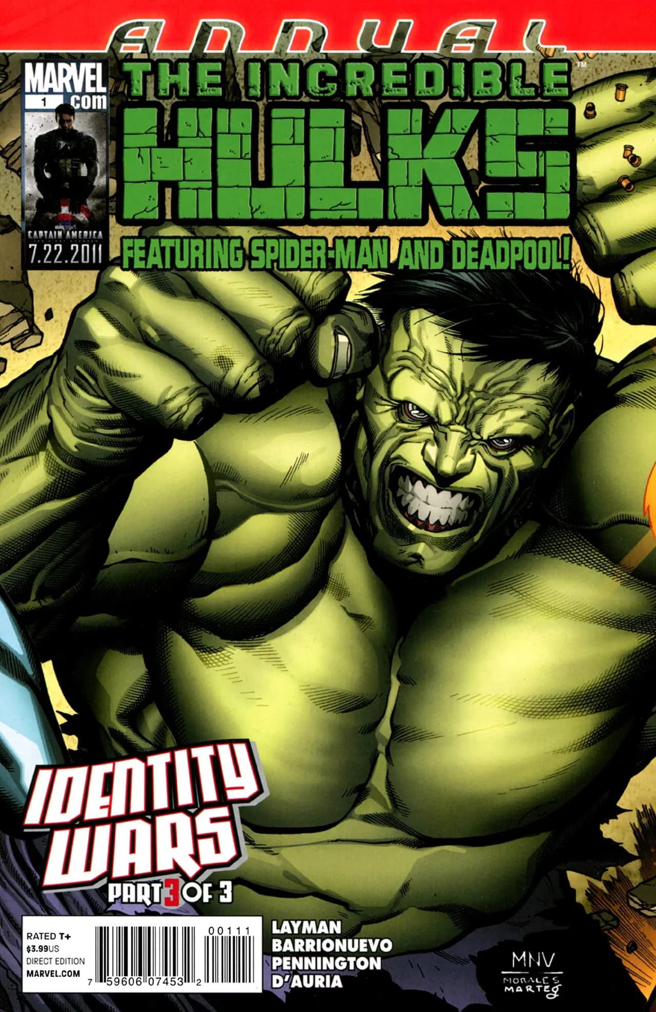 Incredible Hulks Annual cover — © Marvel Comics