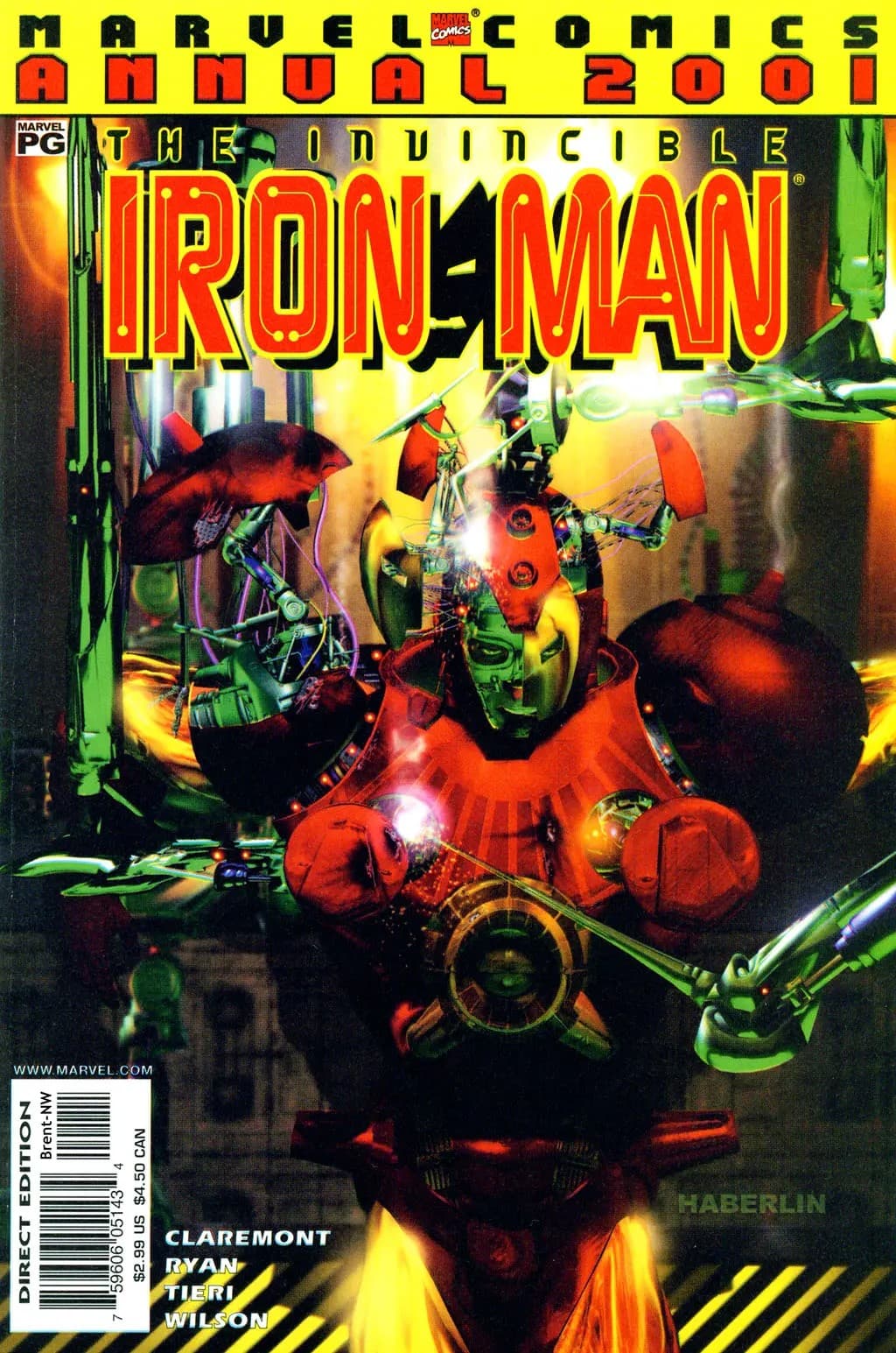 Iron Man 2001 #1 cover