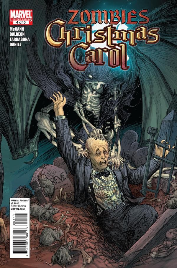 Zombies Christmas Carol #4 cover
