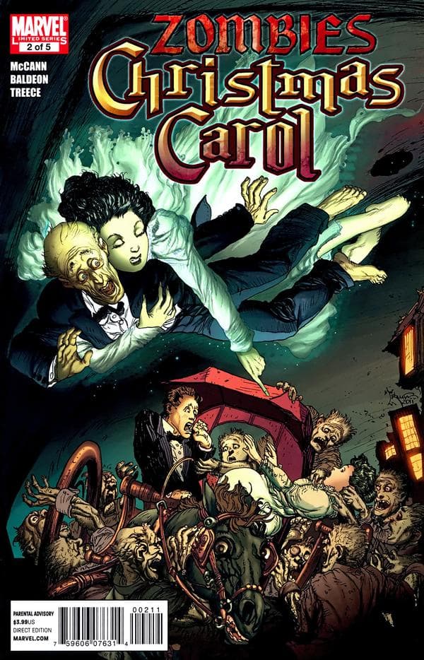 Zombies Christmas Carol #2 cover