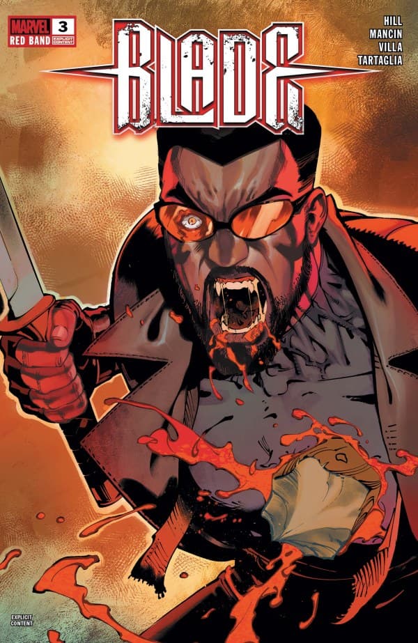 Blade: Red Band #3 cover