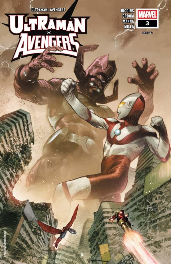 Ultraman x Avengers #3 cover